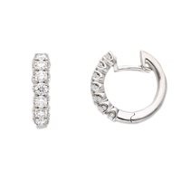 Pendientes Babila Milano Mujer in Oro blanco Diamante 286763BB